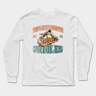 Baltimore Orioles Vintage Long Sleeve T-Shirt